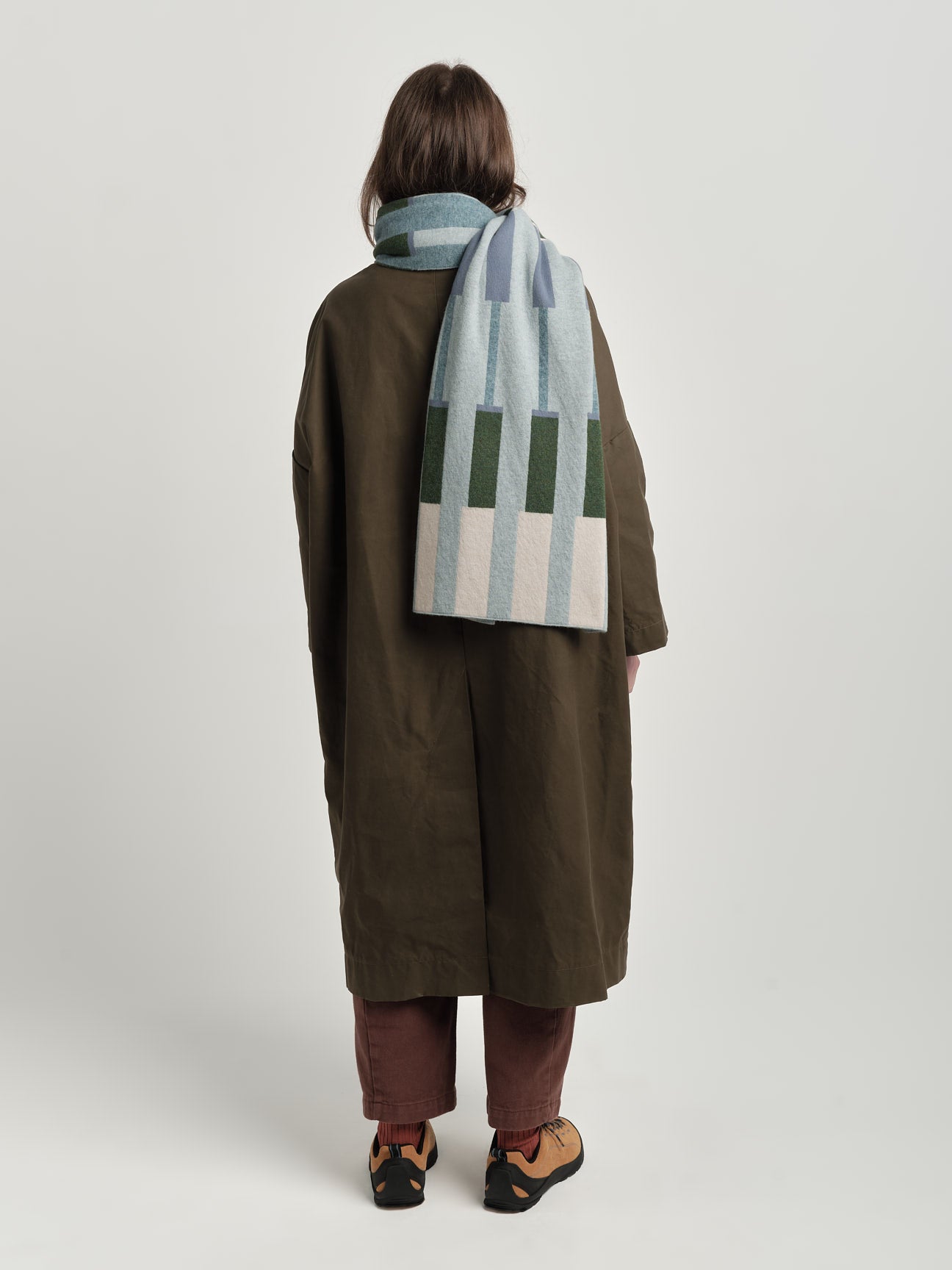 Scarf "Harbour" - Haar, North Sea, Pine