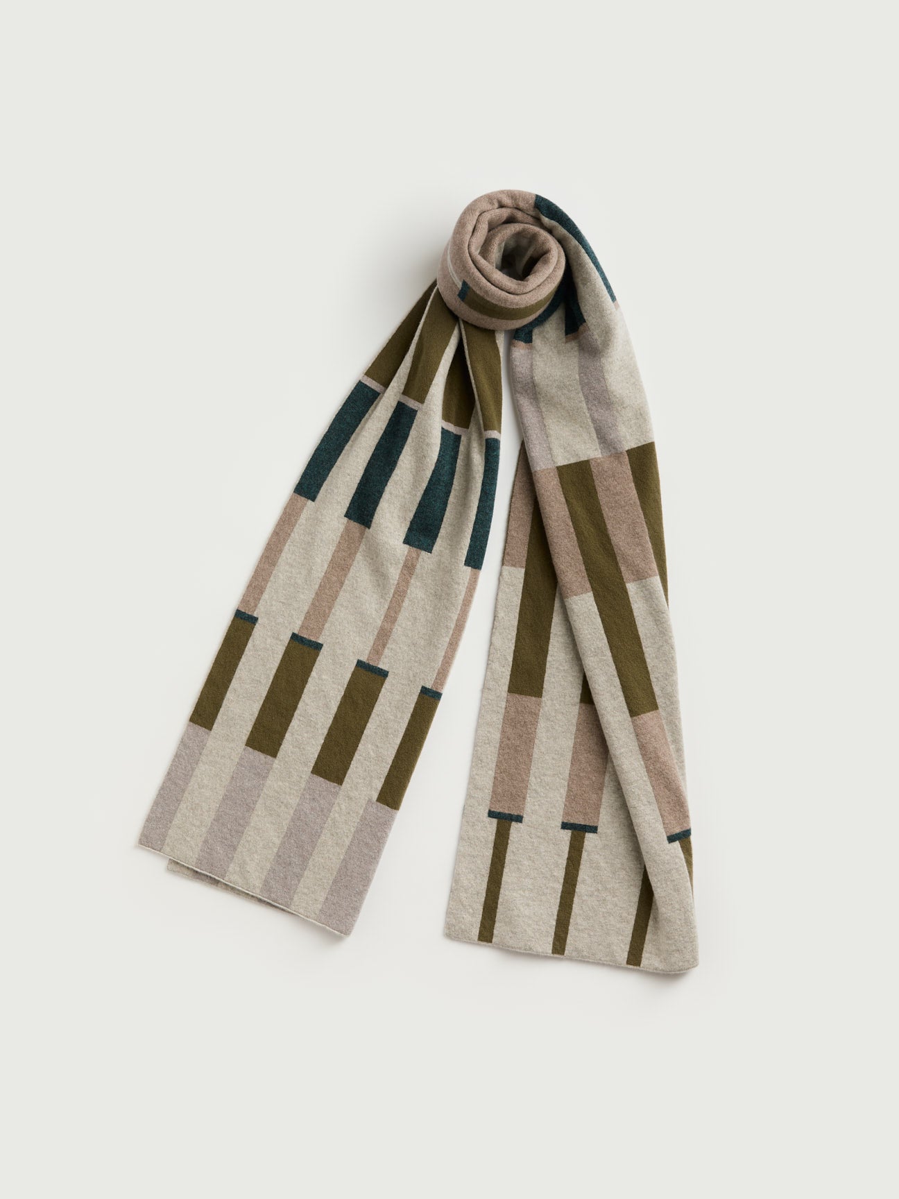 Scarf "Harbour" - Birch, Wren, Olive