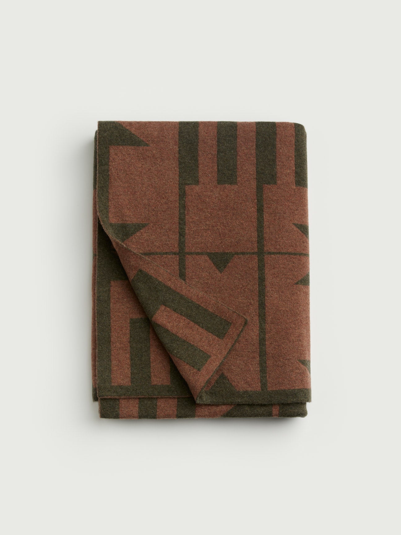 Blanket "Keel" - Nettle & Hazelnut