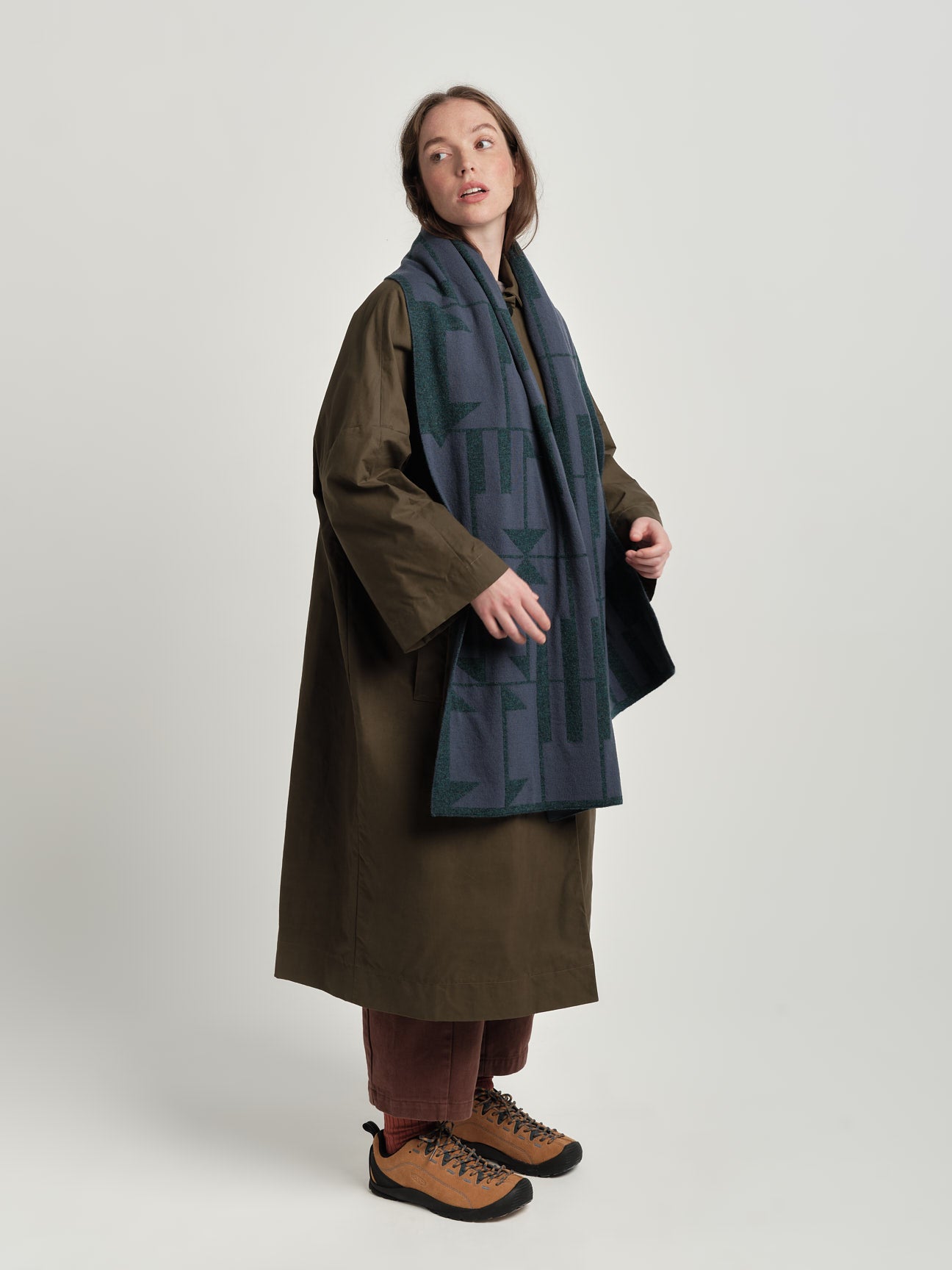 Scarf "Keel" - Ink & Midnight