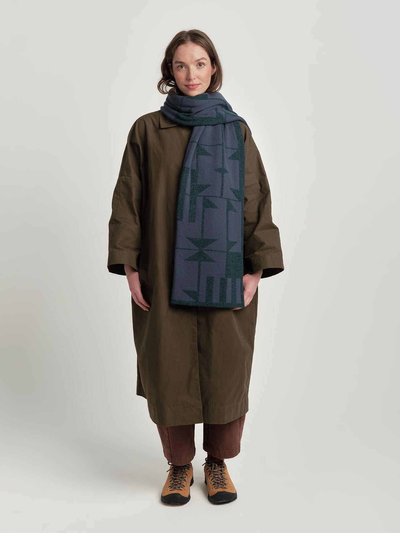 Scarf "Keel" - Ink & Midnight