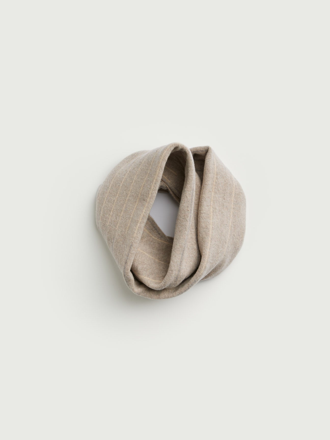 Circle Scarf "Reed" - Oat & Dove