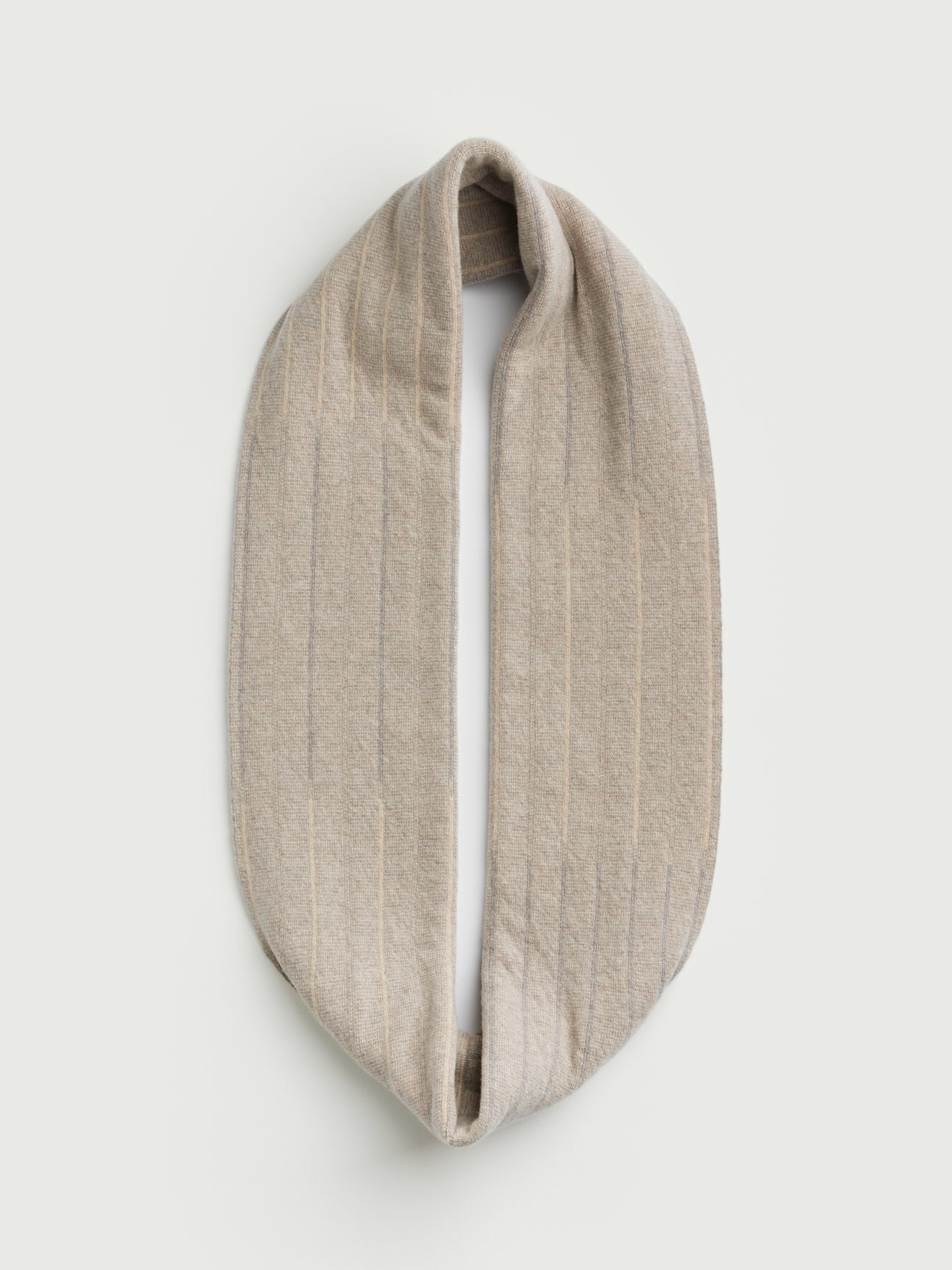 Circle Scarf "Reed" - Oat & Dove