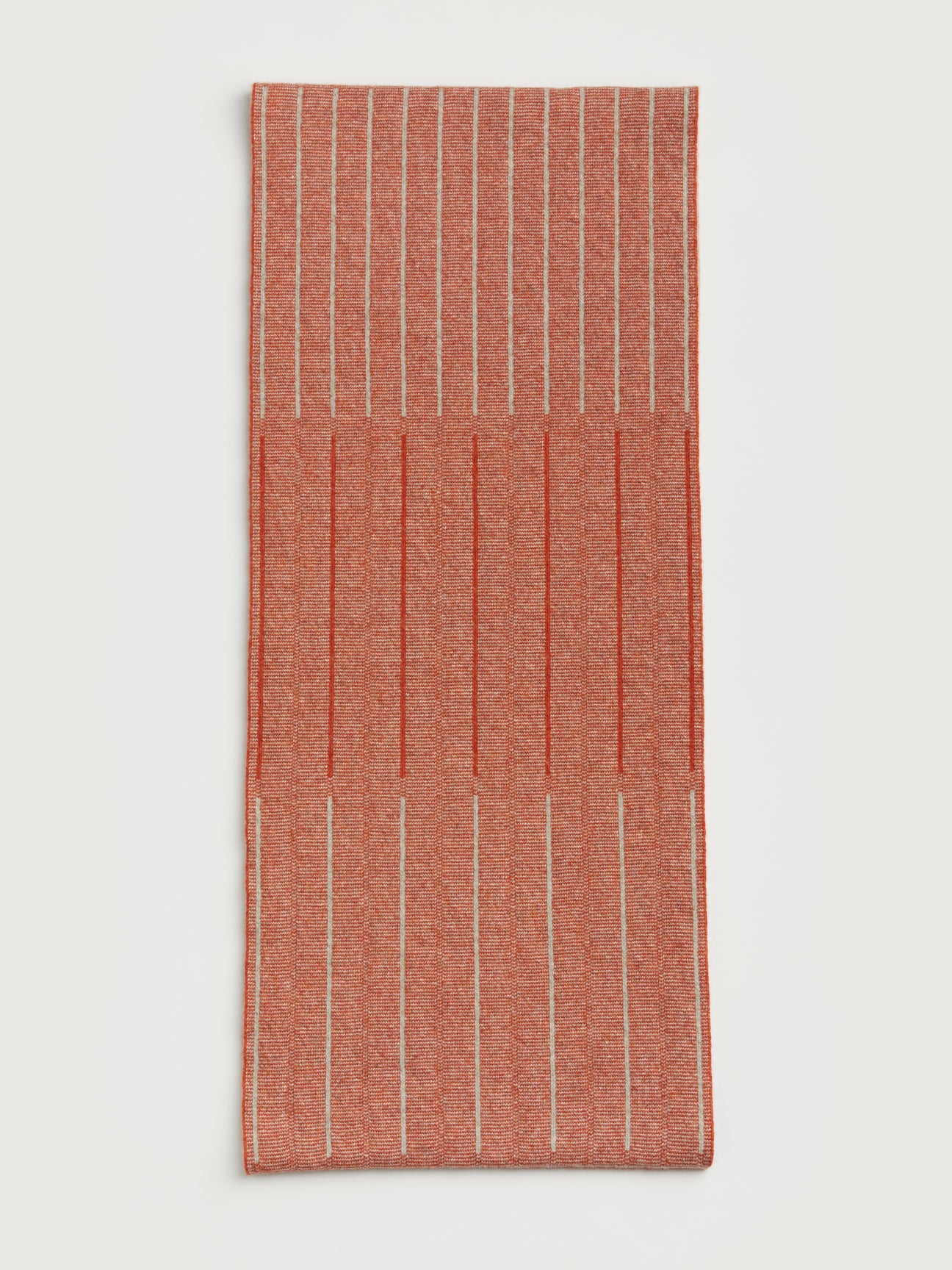 Circle Scarf "Reed" - Tomato & Birch