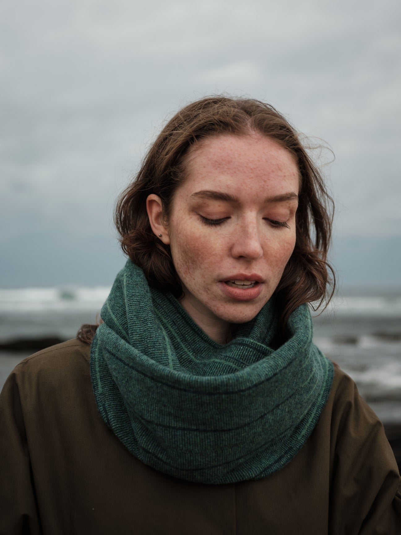 Circle Scarf "Reed" - Willow & Ink