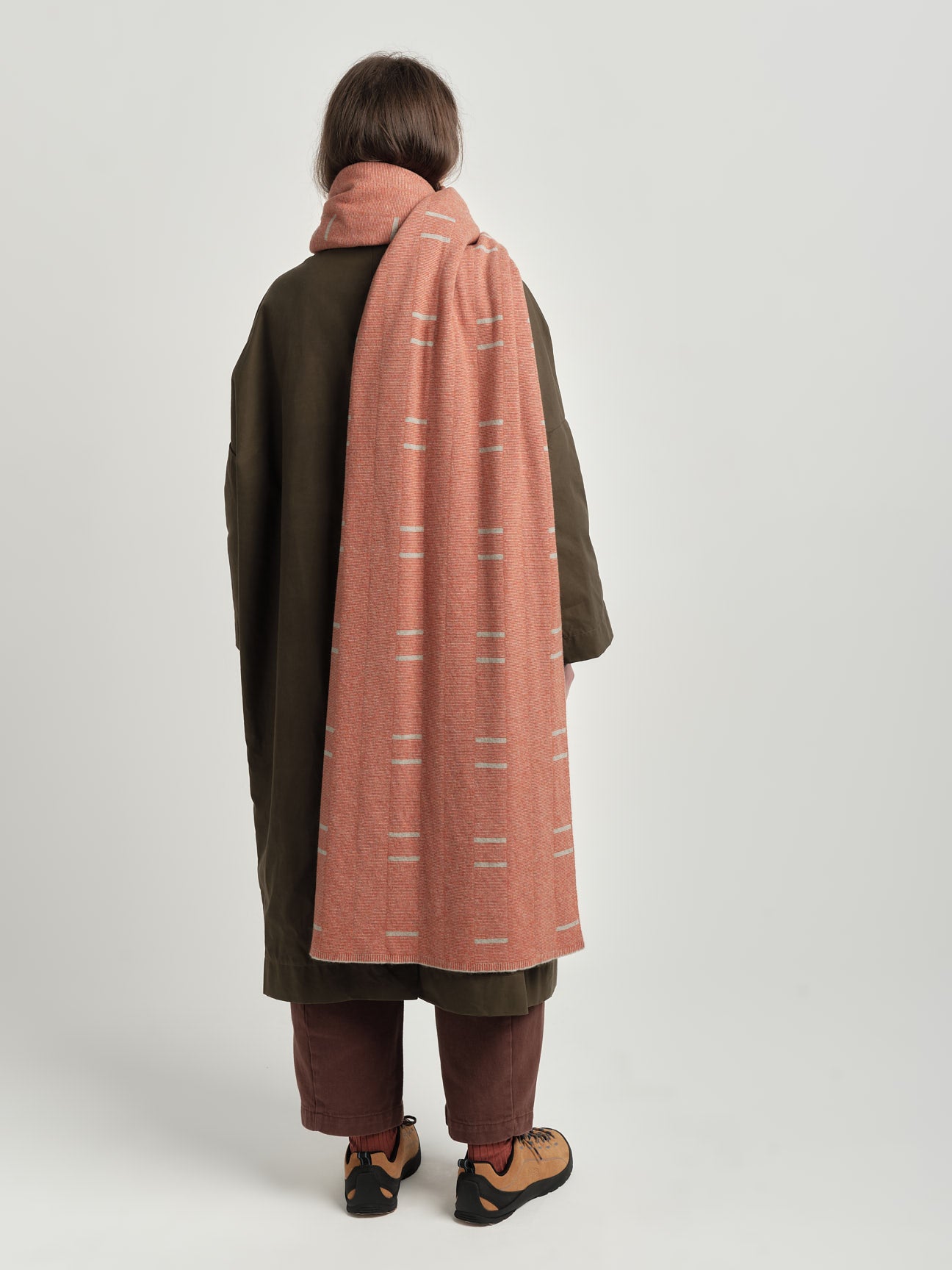 Scarf "Boreal" - Tomato & Birch