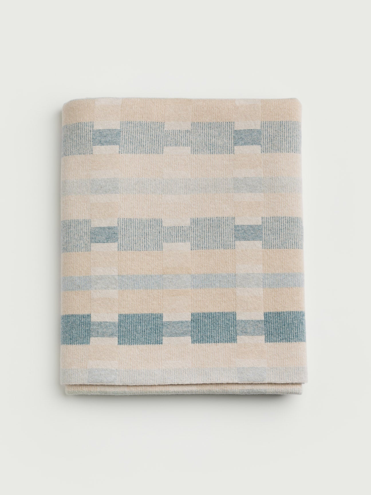 Blanket "Stockholm" - Swansdown, Oat, North Sea (PRE-ORDER)