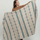 Blanket "Stockholm" - Swansdown, Oat, North Sea (PRE-ORDER)