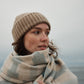 Blanket "Stockholm" - Swansdown, Oat, North Sea (PRE-ORDER)
