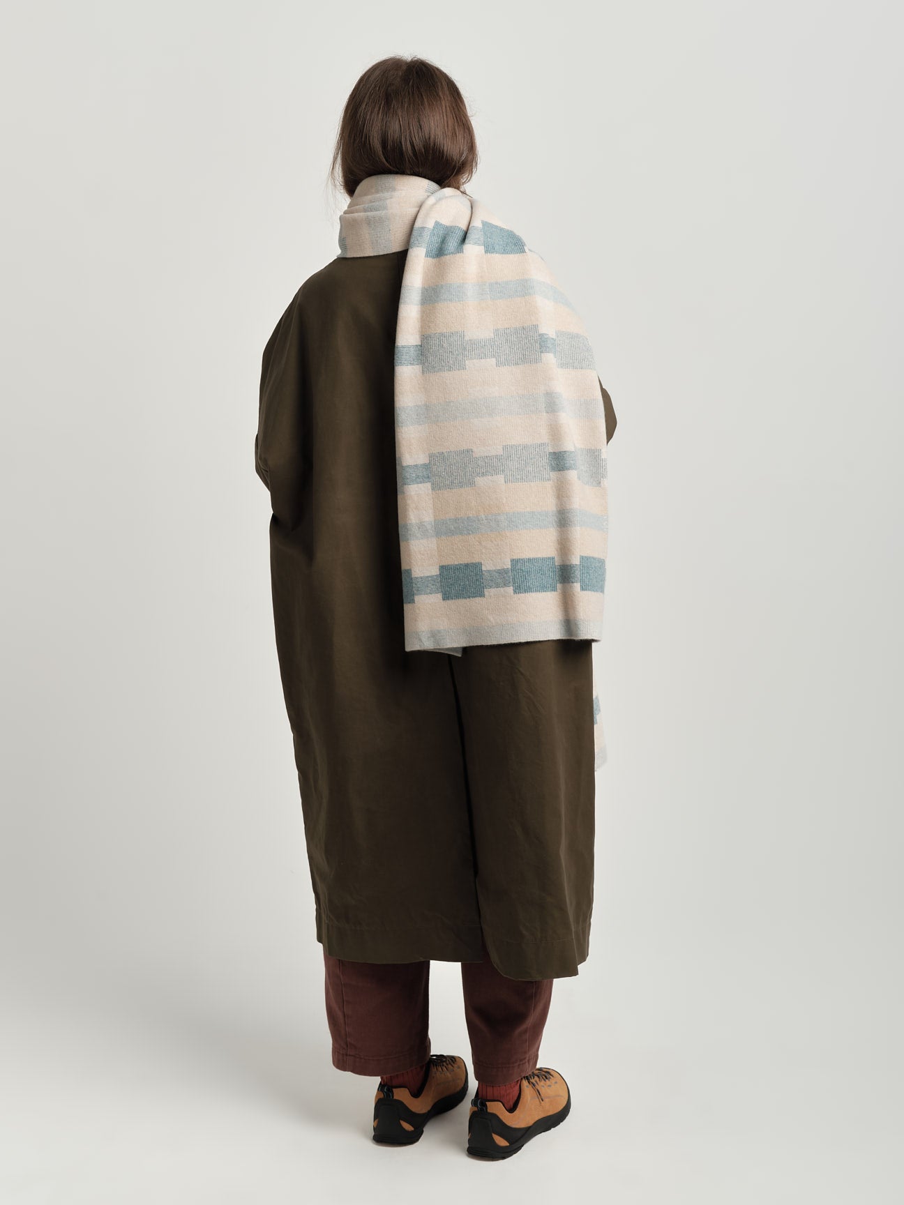 Scarf "Stockholm" - Swansdown, Oat, North Sea (Pre-Order, delivery from 26th January)