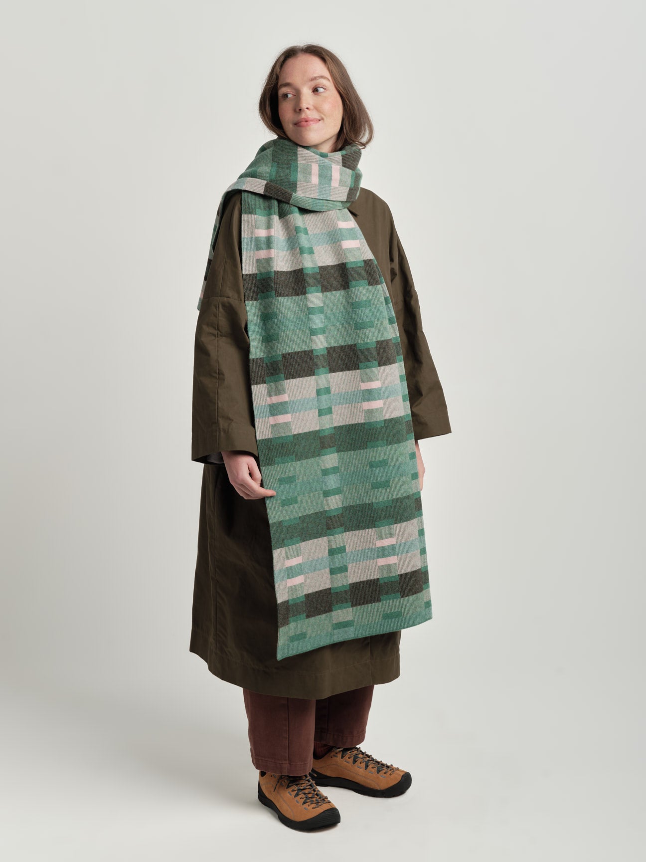 Scarf "Stockholm" - Willow, Loam, Seashell